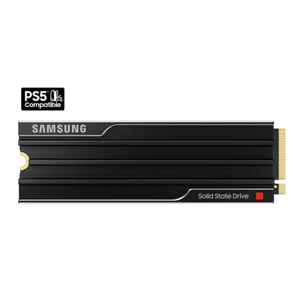 [MZ-VAP1T0CW] Samsung (9100 PRO) With Headsink 1TB Internal SSD PCIe Gen 5x4 NVMe, Speeds Up to 14700 MB/s, PS Compatible