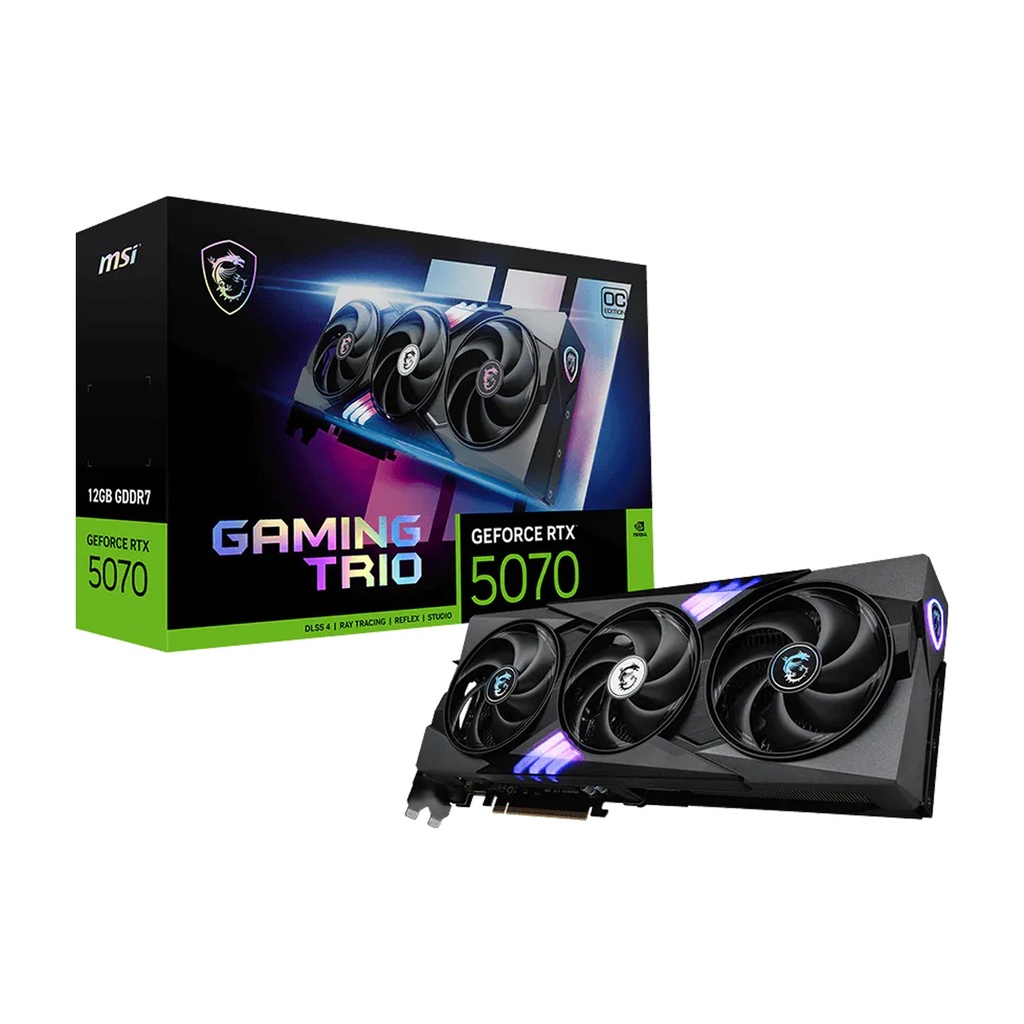 [912-V532-029] MSI Geforce RTX 5070 Gaming Trio OC Edition 12GB GDDR7 Graphic Card