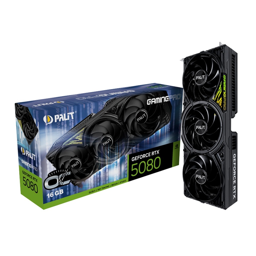 [NE75080S19T2-GB2031A] Palit GamingPro Geforce RTX 5080 OC 16GB GDDR7 Graphic Card