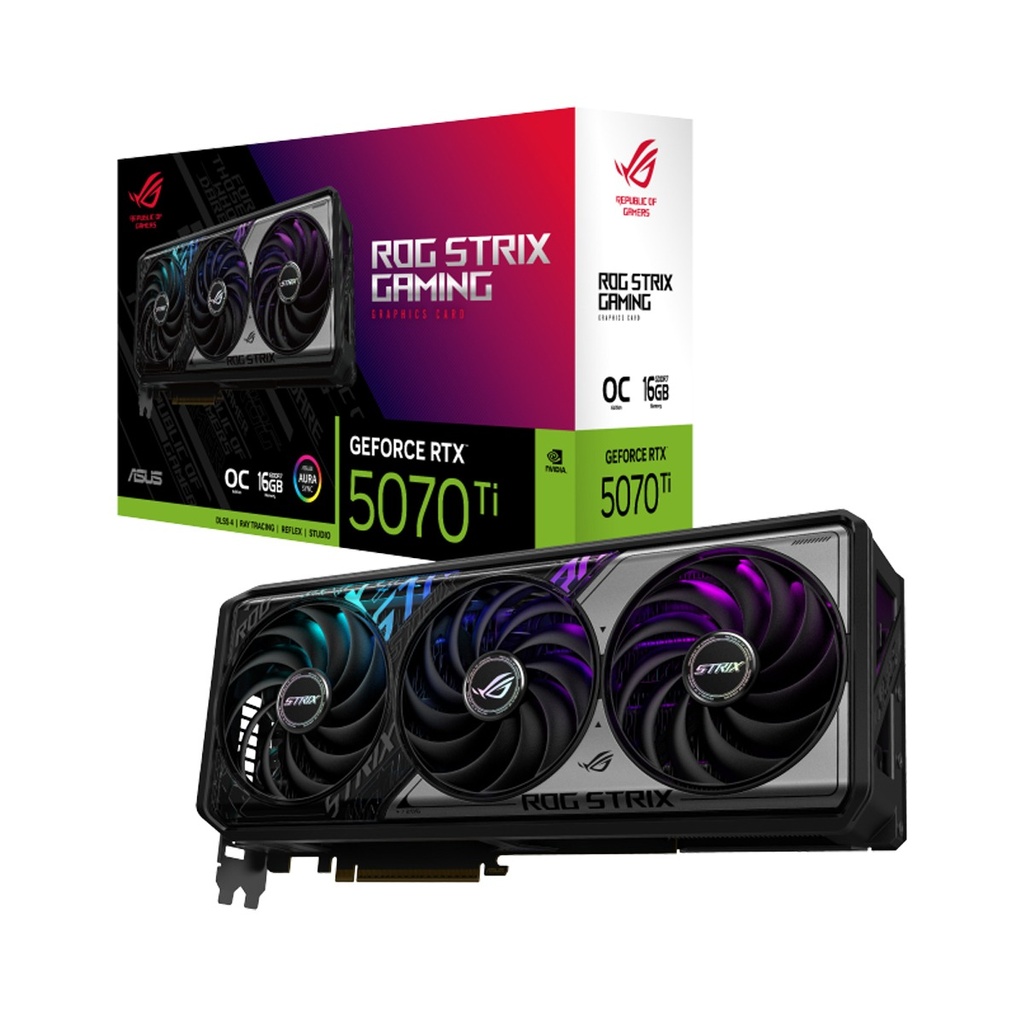 [90YV0M90-MVAA00] Asus Rog Strix GeForce RTX™ 5070Ti OC Edition 16GB GDDR7 Graphic Card
