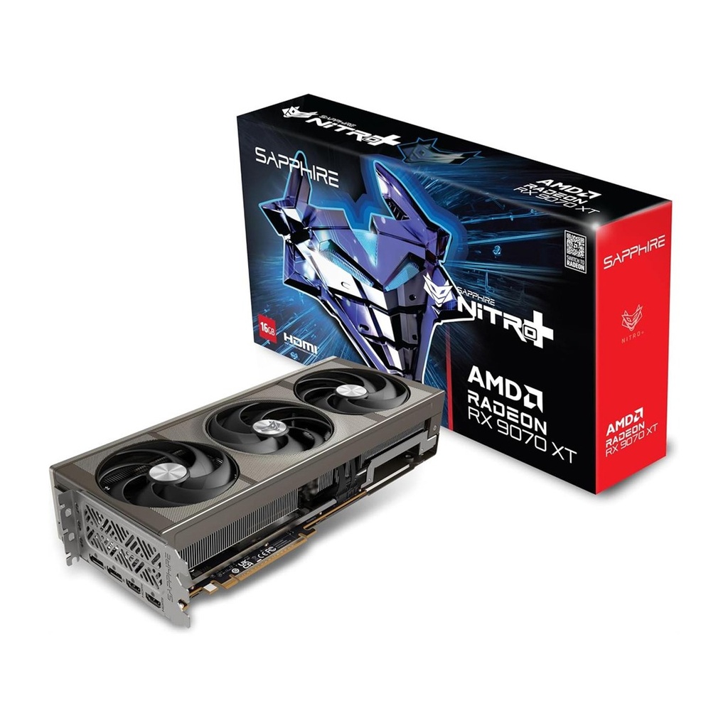 [S88-1E501-101SA] Sapphire Nitro+ AMD Radeon RX 9070 XT OC PhontomLink 16GB Graphics Card