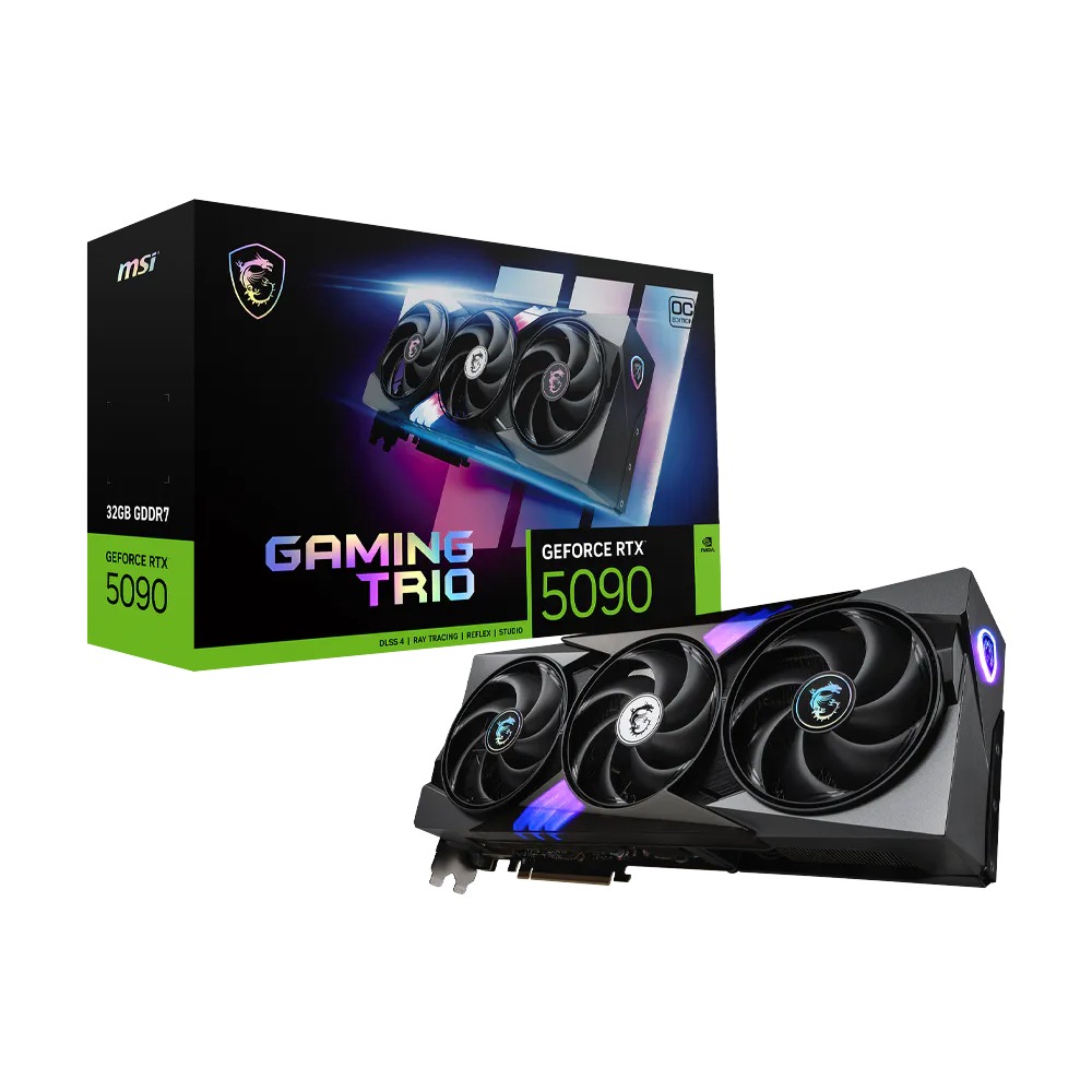 [912-V530-070] MSI Geforce RTX 5090 Gaming Trio OC Edition 32GB GDDR7 Graphic Card
