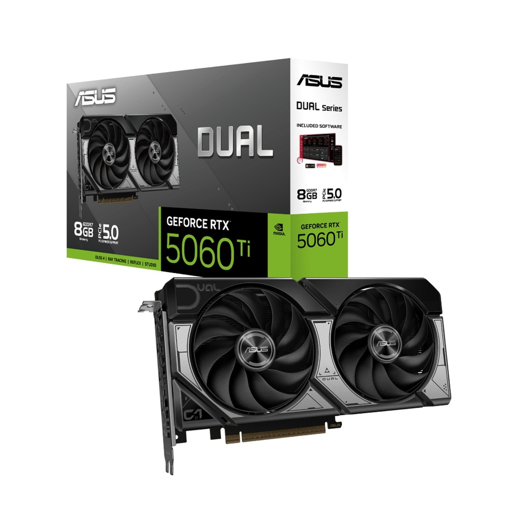 [90YV0MP3-M0NA00] Asus Dual GeForce RTX 5060 Ti 8GB GDDR7 Graphic Card
