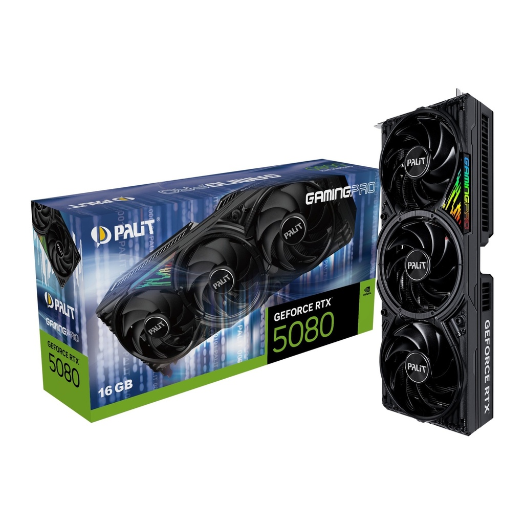 [NE75080019T2-GB2031A] Palit Gaming Pro Geforce RTX 5080 16GB GDDR7 Graphic Card