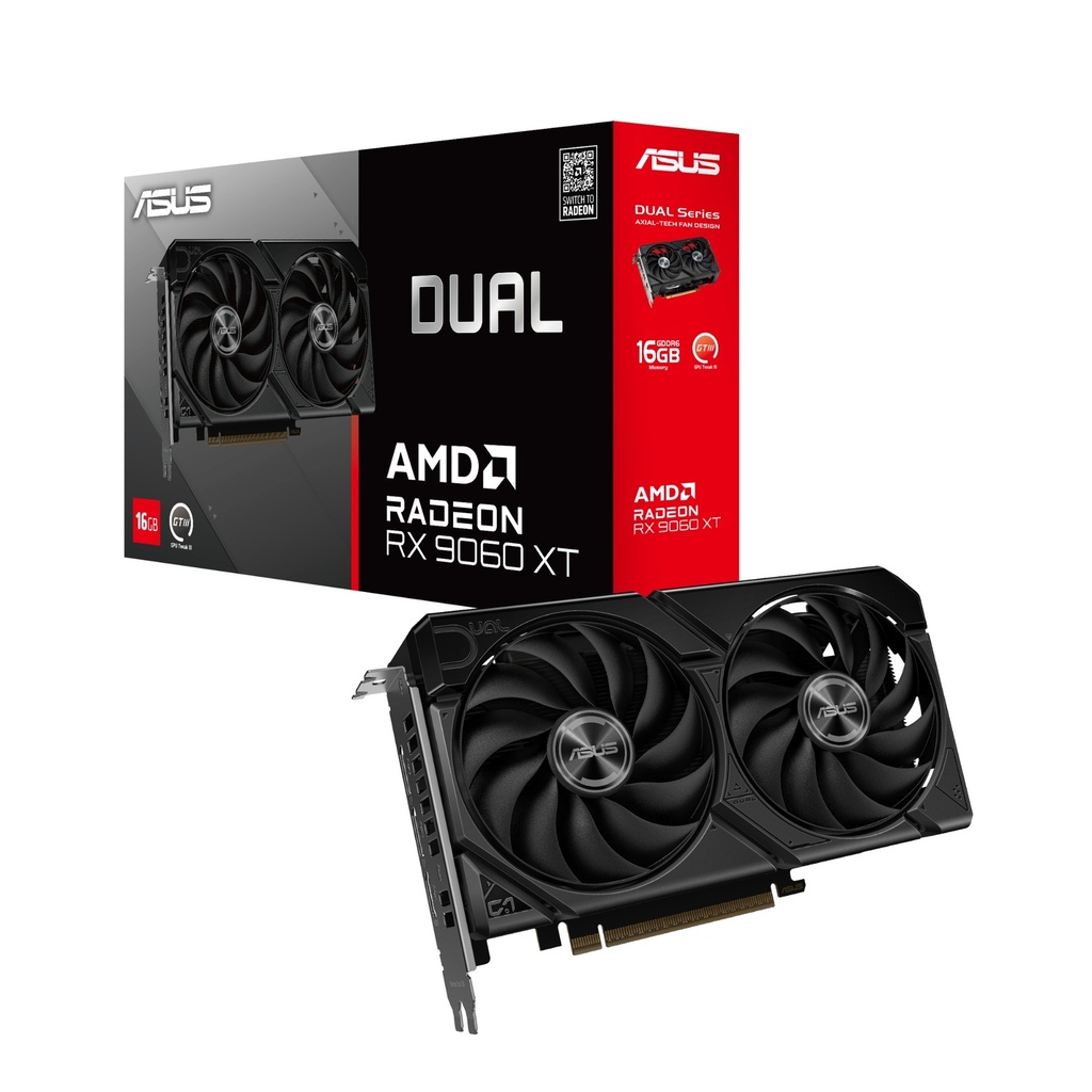 [90YV0LG2-M0NA00] Asus Dual AMD Radeon RX 9060 XT 16GB GDDR6 Graphic Card
