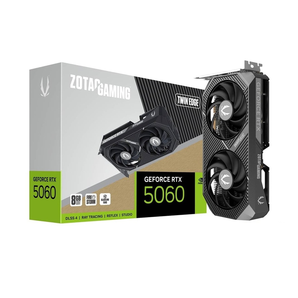 [ZT-B50600E-10M] Zotac Geforce RTX 5060 8GB Twin Edge GDDR7 Graphic Card
