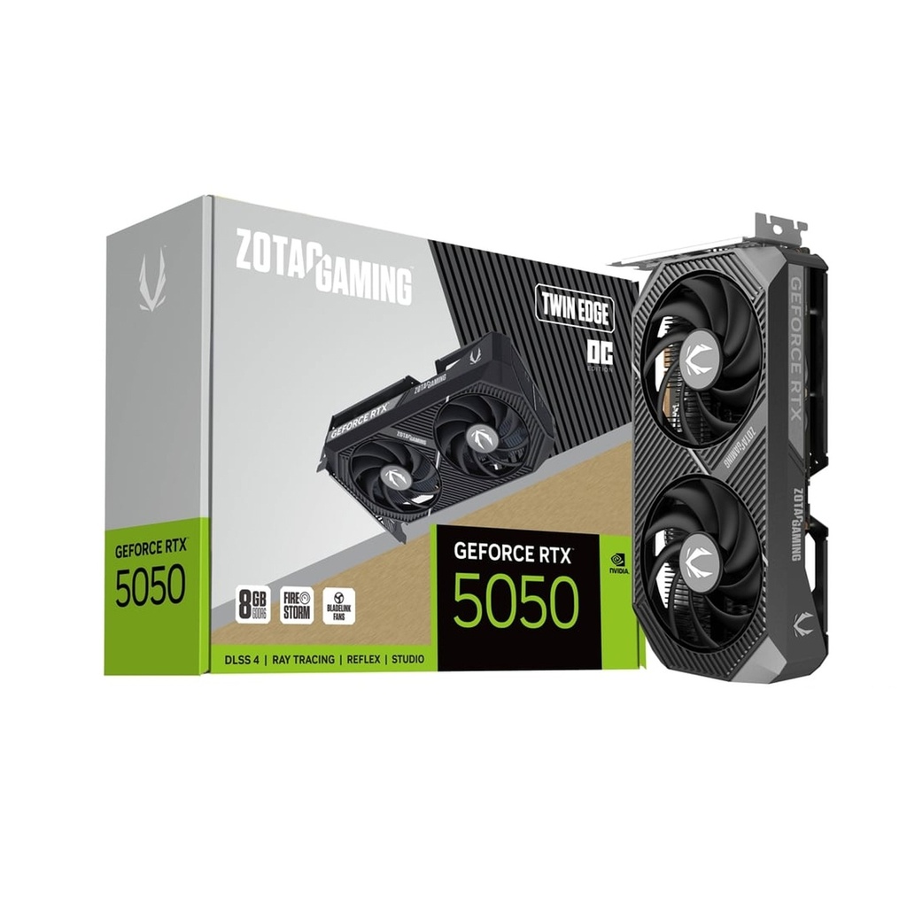 [ZT-B50500H-10M] Zotac Gaming Geforce RTX 5050 twin Edge OC Edition 8GB GDDR7 Graphic Card