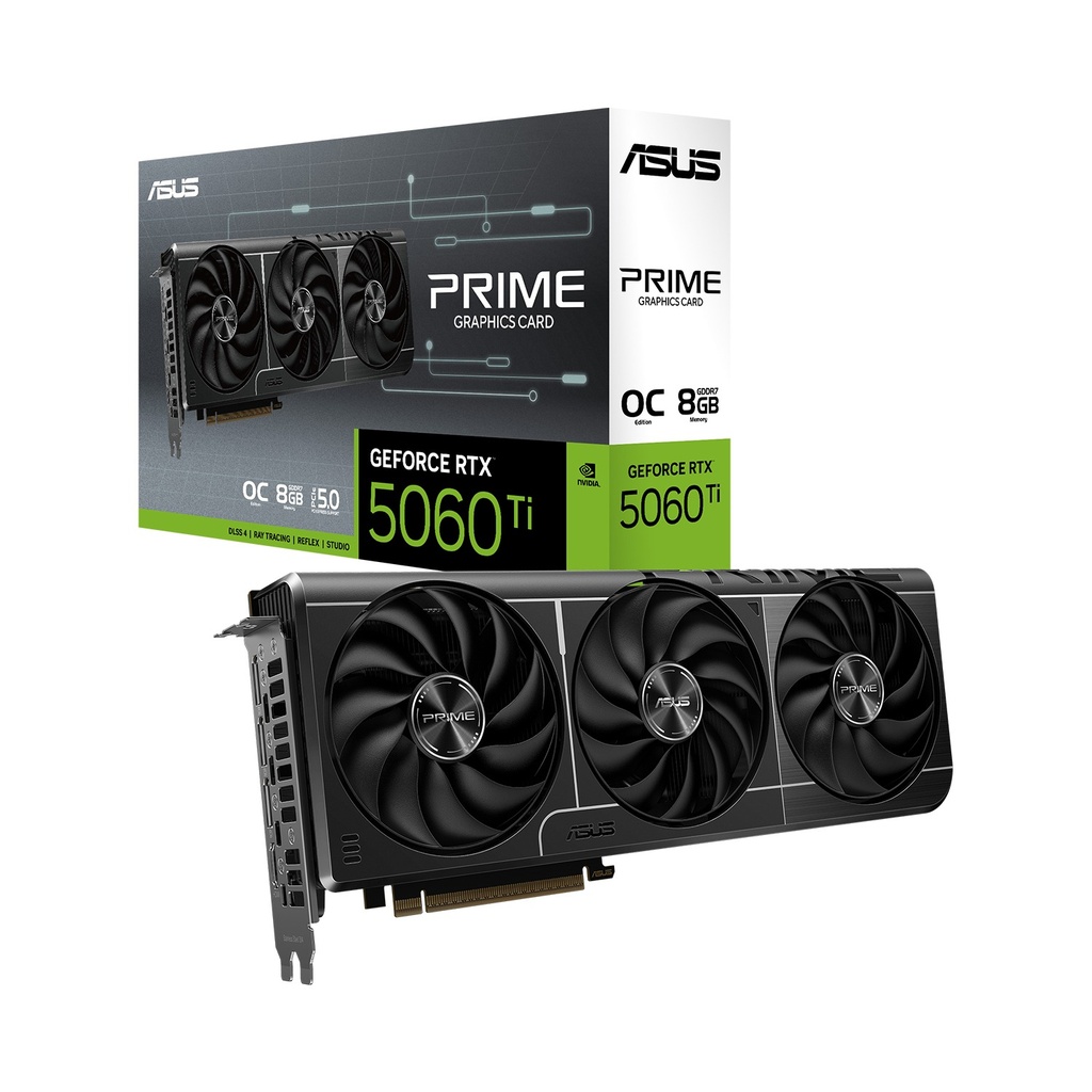 [90YV0MP0-M0NA00] ASUS Prime GeForce RTX 5060Ti 8GB GDDR7 OC Edition PCIe 5.0 Graphic Card