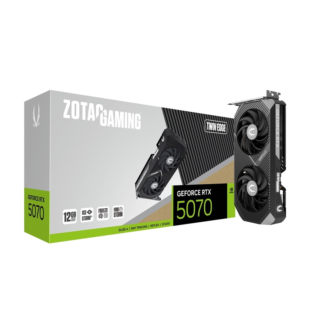 [ZT-B50700E-10P] Zotac Geforce RTX 5070 12GB Twin Edge GDDR7 Graphic Card