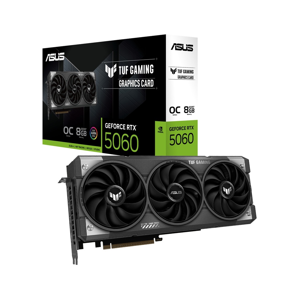 [90YV0N00-M0NA00] Asus Tuf Gaming Geforce RTX 5060 OC Edition 8GB GDDR7 Graphic Card
