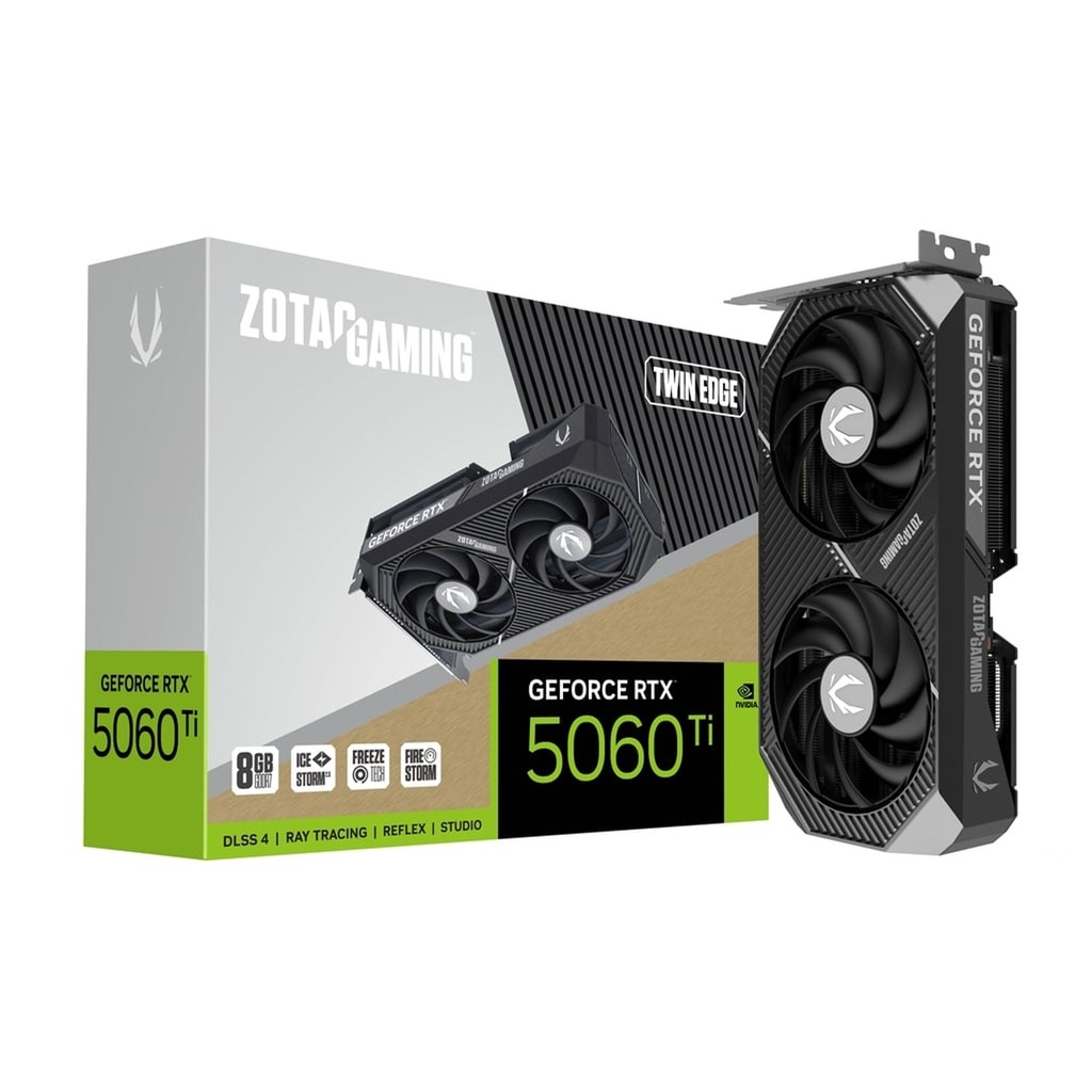 [ZT-B50610E-10M] Zotac Geforce RTX 5060Ti 8GB Twin Edge GDDR7 Graphic Card