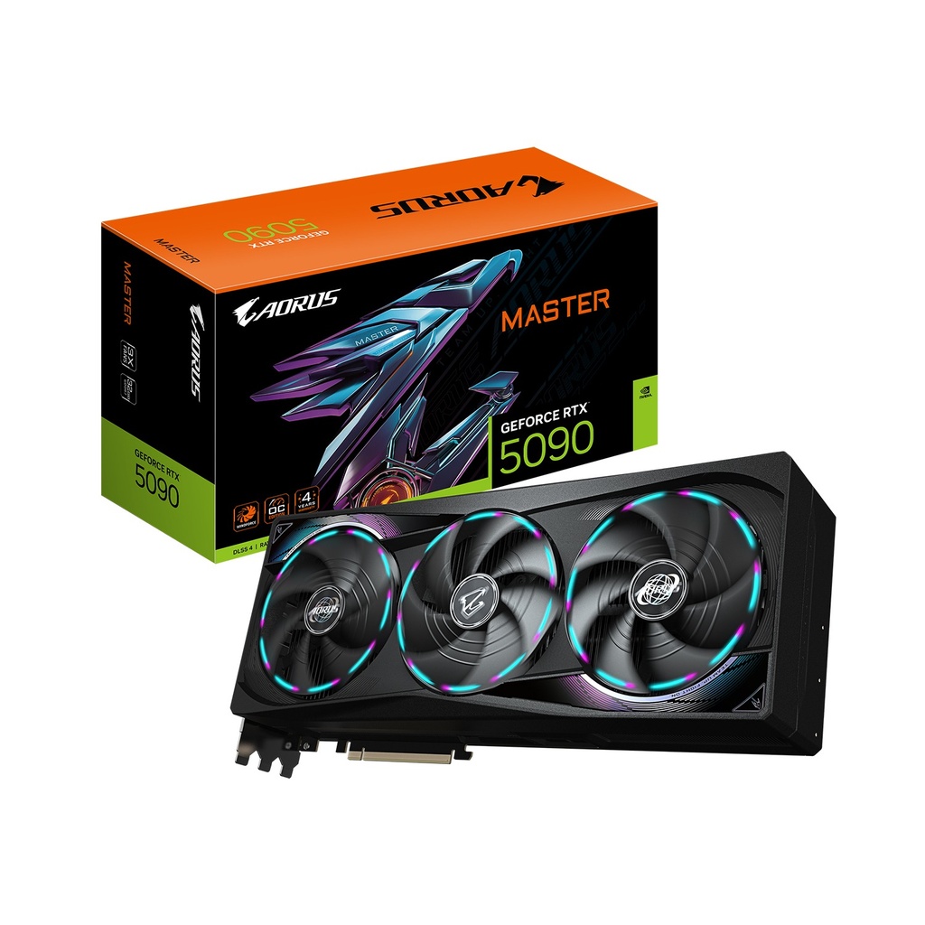 [GV-N5090AORUS] Gigabyte GeForce RTX­­ 5090 Aorus Master OC Edition 32GB PCIe 5.0 GDDR7 Graphics Card