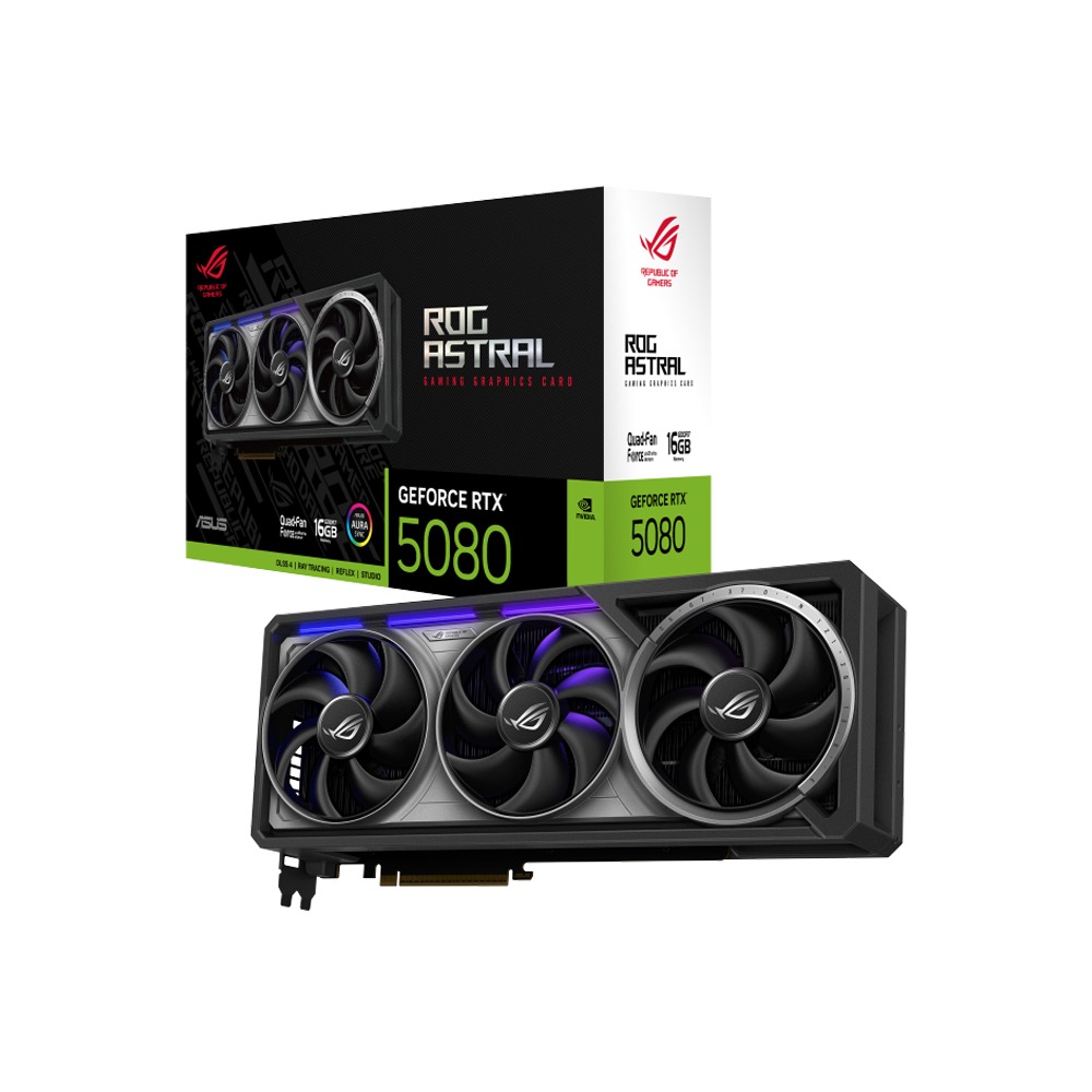 [90YV0LV1-M0NA00] ASUS ROG Astral GeForce RTX™ 5080 16GB GDDR7 Graphic Card