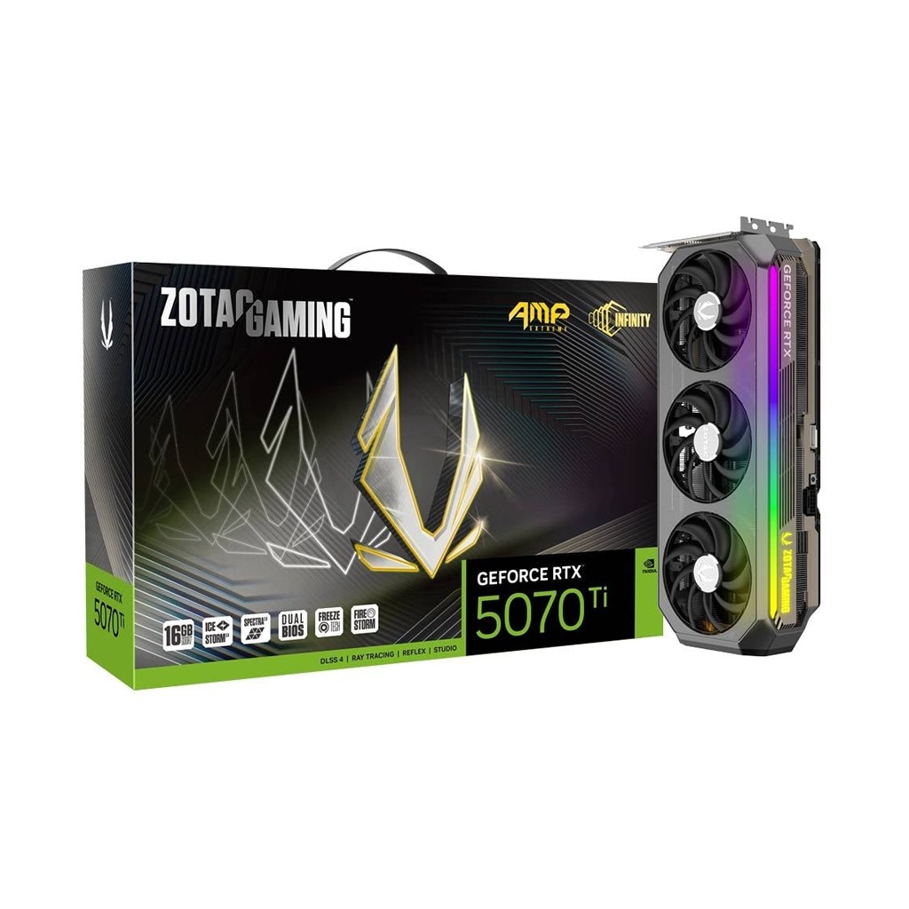 [ZT-B50710B-10P] Zotac Gaming Geforce RTX 5070Ti 16GB AMP Extreme GDDR7 Graphic Card