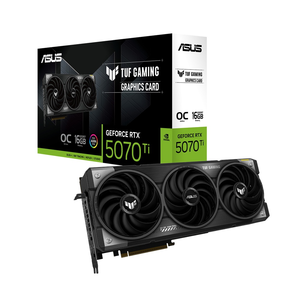 [90YV0MD0-M0NA00] ASUS TUF Gaming GeForce RTX 5070Ti 16GB GDDR7 OC Edition Graphic Card