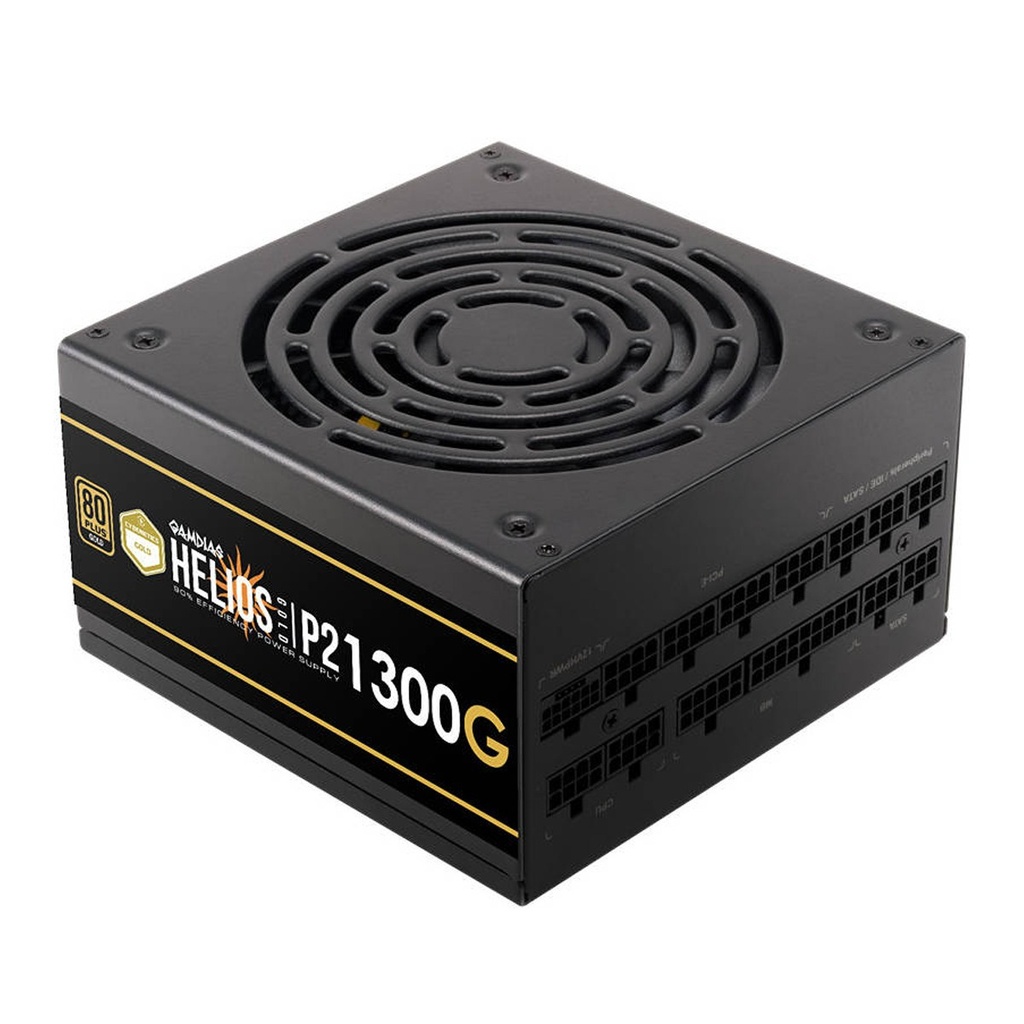 [GD-HELIOS-P2-1300G] Gamdias Helios P2 1300G Plus Gold Efficiency/Cybernetics Gold, Fully Modular ATX 3.0 PCIe 5.0 Ready 1300W Power Supply
