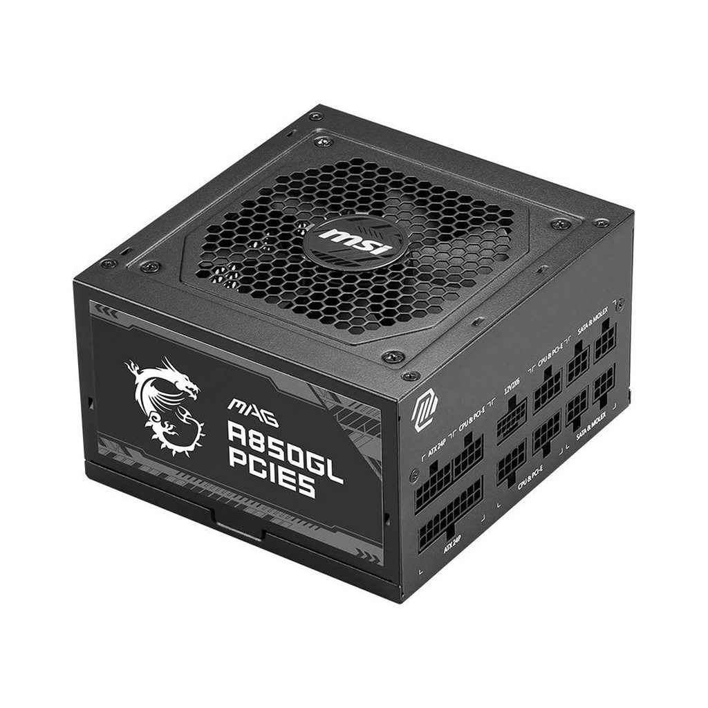 [306-7ZP8A18-CE0] MSI MEG A850GL 80PLUS GOLD 850W Cybenetic ATX 3.1 PCIe 5.1 Ready Power Supply