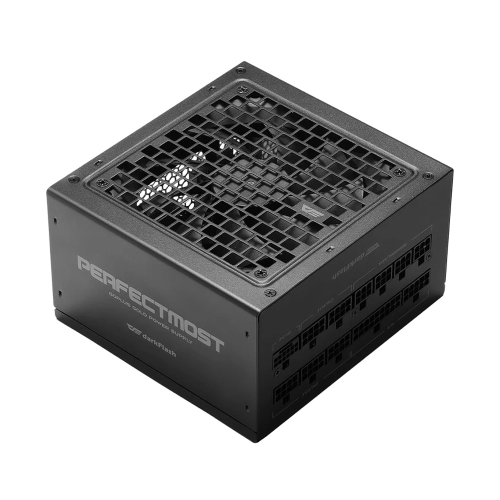 [PMT1050A3-BLACK] DarkFlash PMT1050 80 Plus Gold Fully Modular 1050W ATX 3.1 & PCIe 5.1 Power Supply - Black