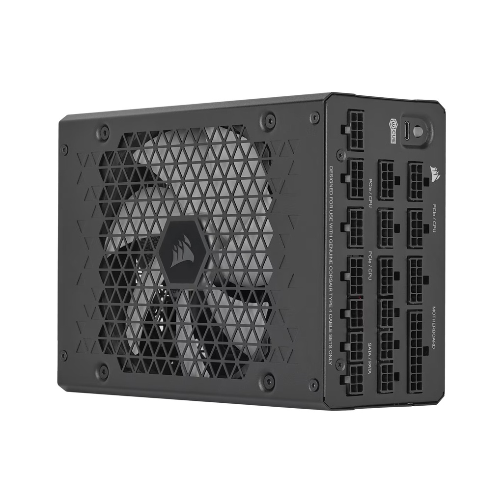 [CP-9020309-UK] Corsair HXi Series HX1500i 80PLUS PLATINUM High Performance Fully Modular 1500W ATX 3.1 Power Supply -Black