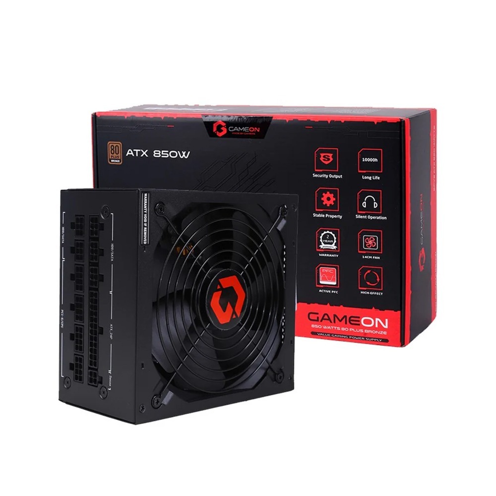 [GO-SPYATX850W-BLACK] GameOn 850W SPY2 80PLUS Bronze Fully Modular Power Supply - Black