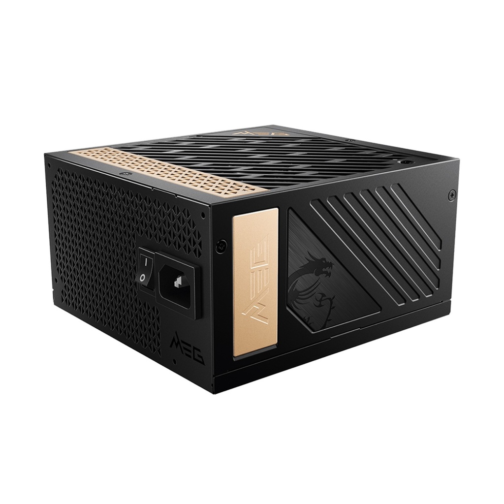[306-7ZP4A18-CE0] MSI MEG Ai1300P 80PLUS Platinum 1300W Cybenetic Platinum ATX 3.1 PCIe 5.1 Ready Power Supply