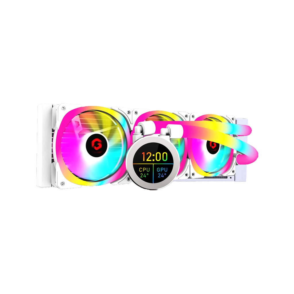 [GOKRAKENN360-WHT] Gameon Kraken N360 360mm Liquid CPU Cooler - White