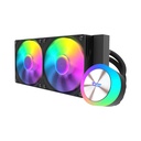 DarkFlash AquaGlow DG240 ARGB AIO 240mm Liquid CPU Cooler - Black