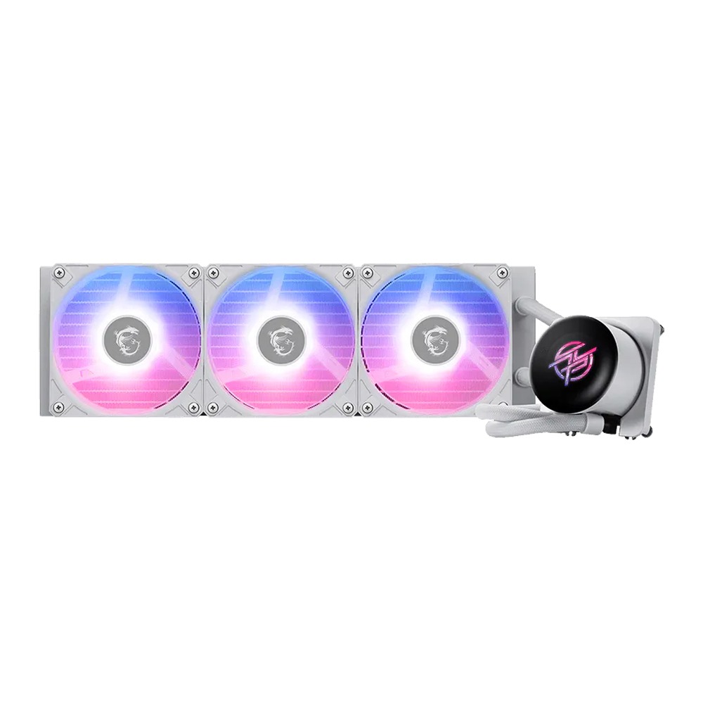[306-7ZWGA21-L80] MSI MAG CoreLiquid P13 360MM ARGB CPU Liquid Cooler - White