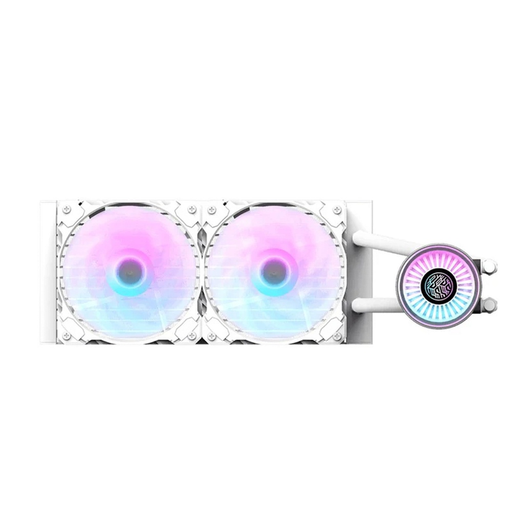 [DN240-WHT] DarkFlash Nebula DN-360 All-In-One RGB 240MM Liquid Cooler - White