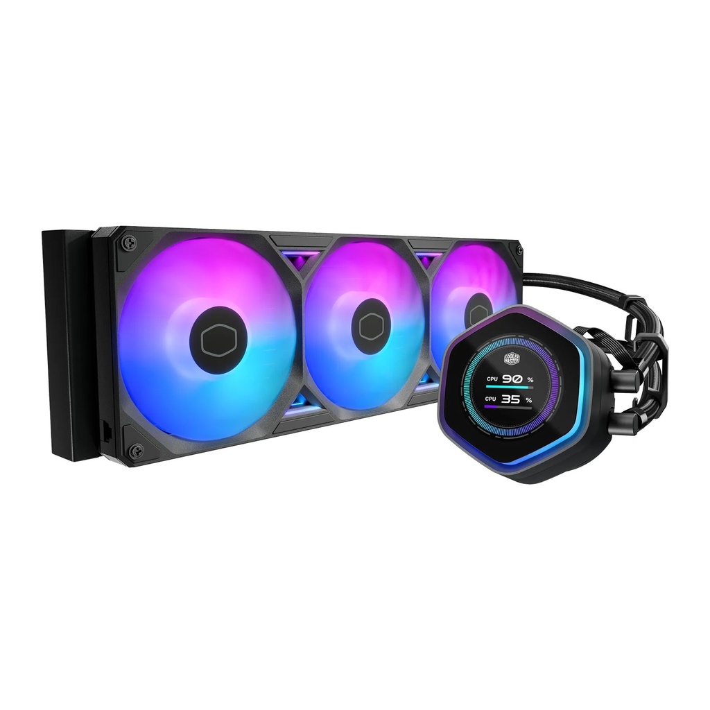 [MLX-D36M-A25SZ-L1] Cooler Master MasterLiquid Atmos II 360 LCD ARGB CPU Liquid Cooler -Black