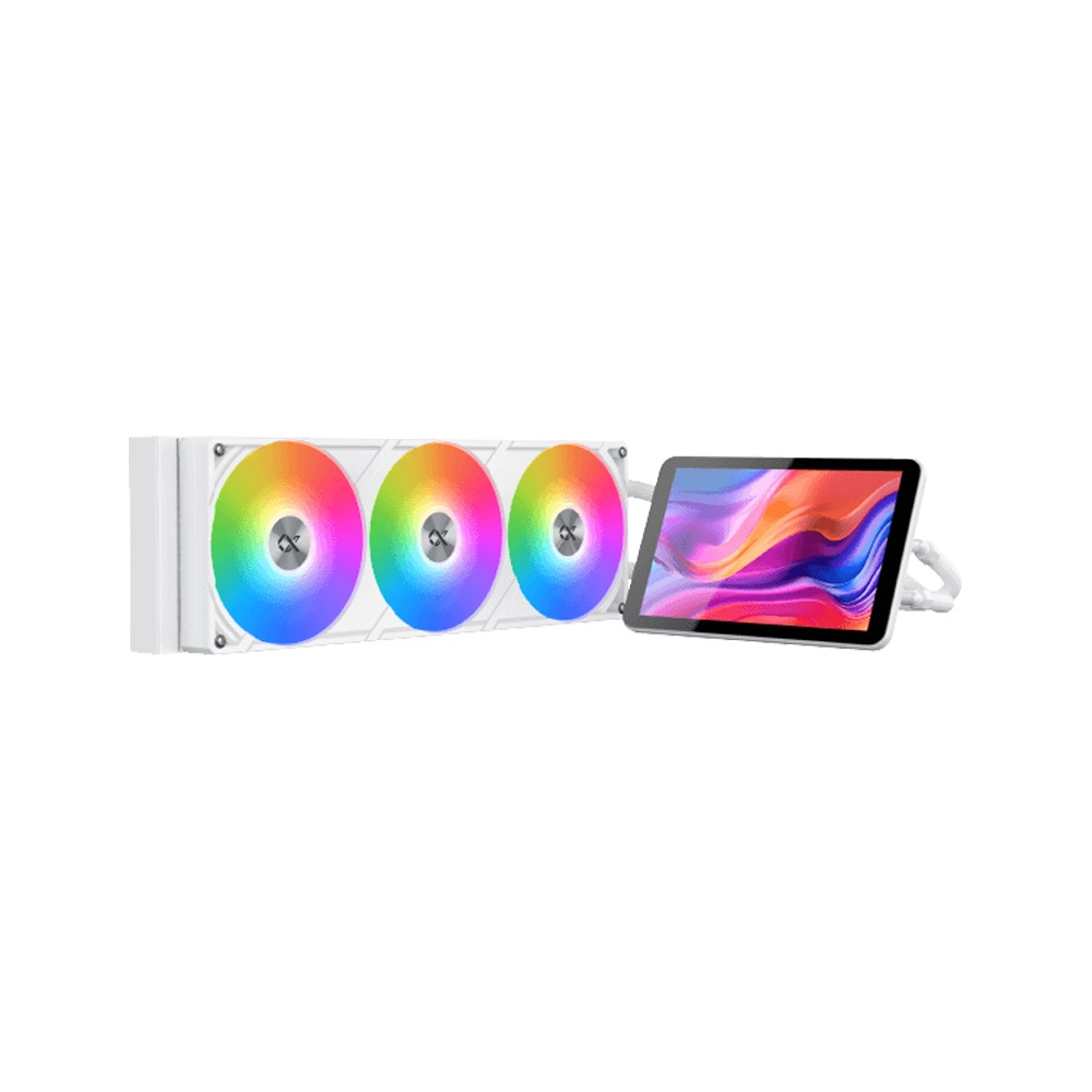 [EN48364] Xigmatek Alpha Connect Pro 360 Arctic ARGB AIO CPU Liquid Cooler - White