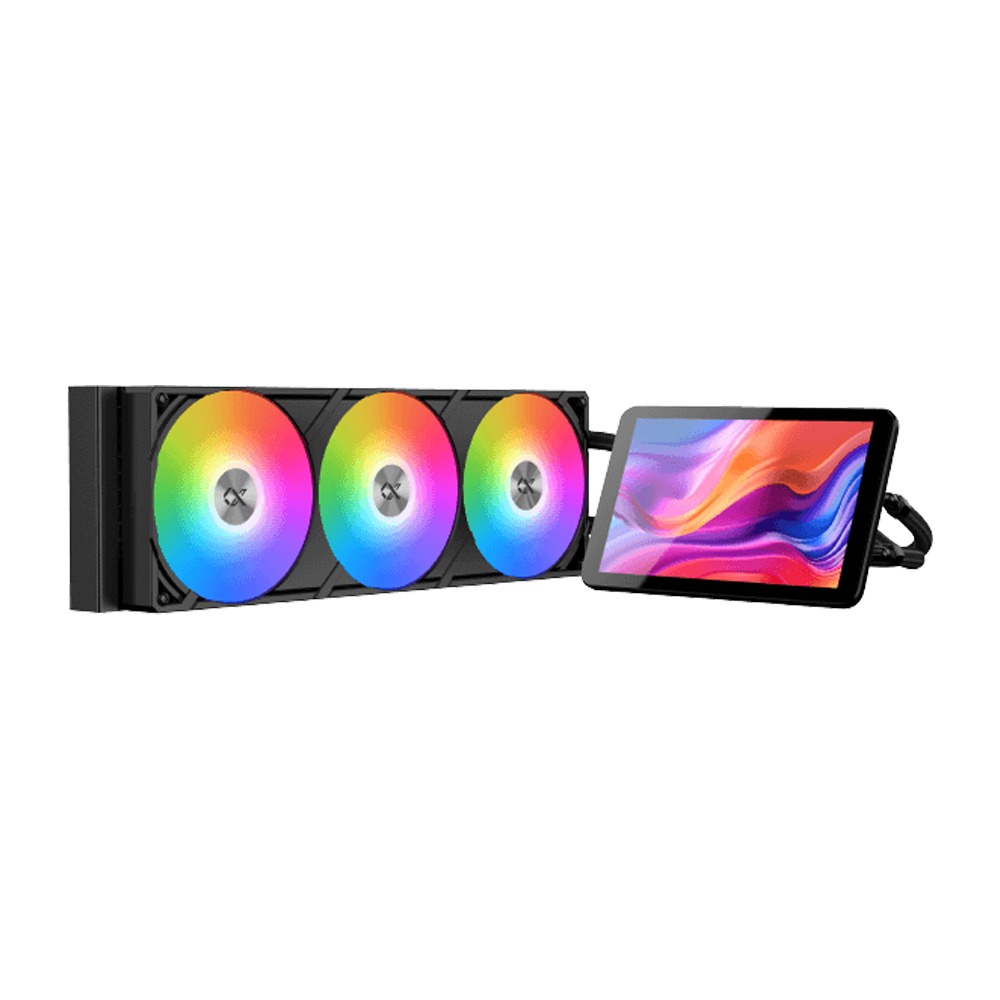 [EN48357] Xigmatek Alpha Connect Pro 360 ARGB AIO CPU Liquid Cooler - Black