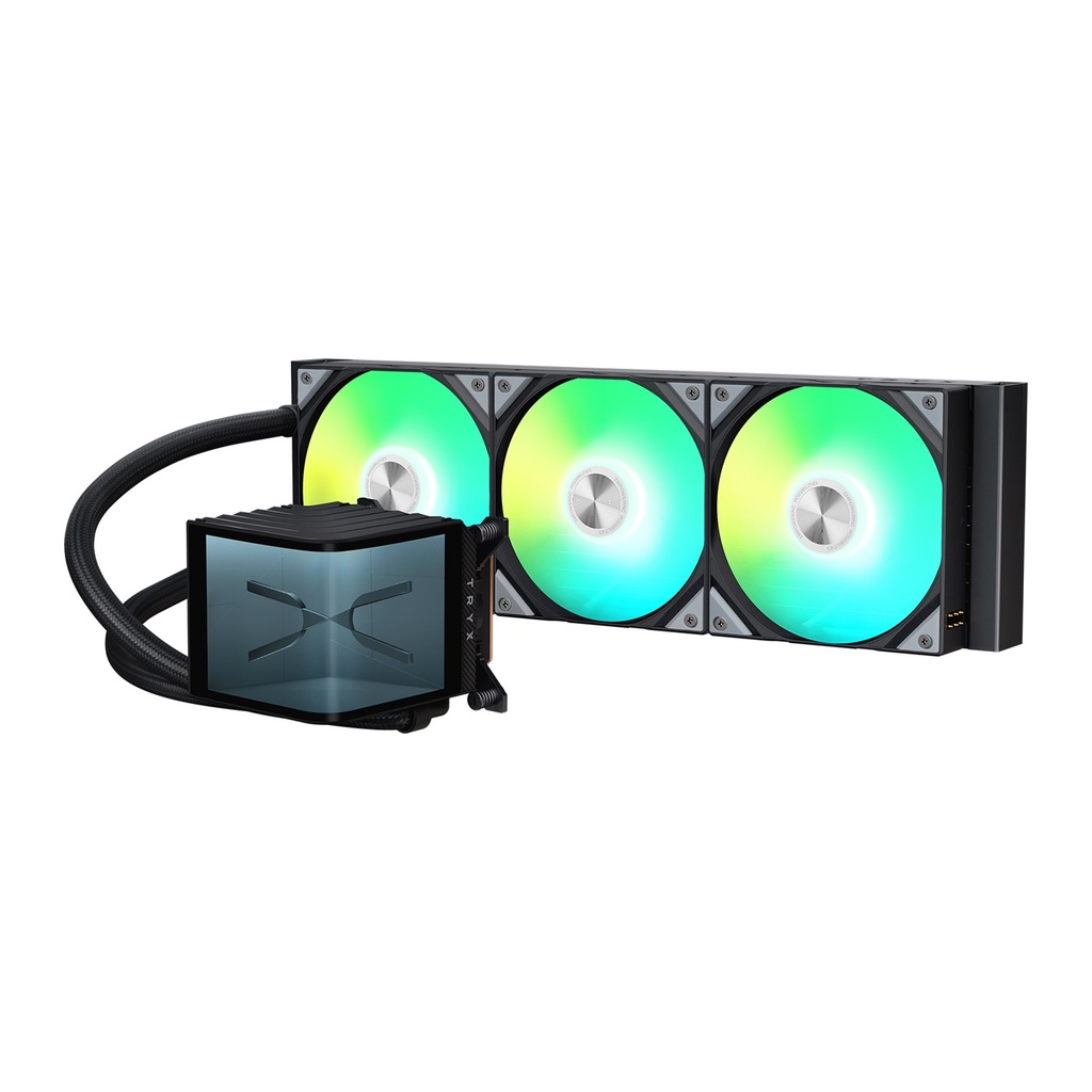 [L-P360A-AS3M-G1K] Tryx Panorama 2K 6.5" 60Hz 360MM Liquid Cooler With Curved Amoled Display - Black | L-P360A-AS3M-G1K