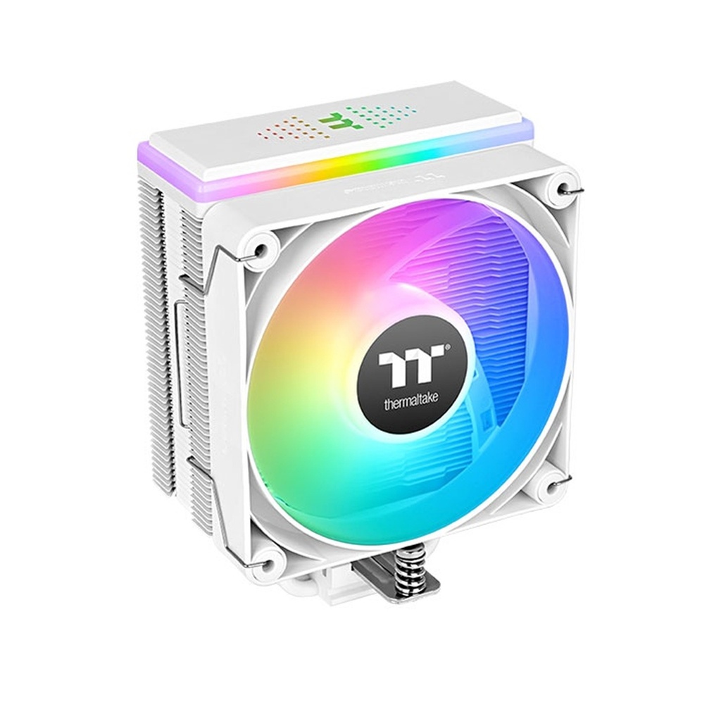 [CL-P137-AL12SW-A] Thermaltake ASTRIA 200 ARGB Lighting Single Tower CPU Cooler, Compatible with Latest Intel LGA 1700 and AMD AM5 CPU ,WHITE