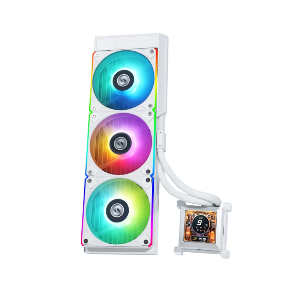 [G89.GHSLCD36RW.00] Lian Li HydroShift 360R LCD 360MM RGB CPU Liquid Cooler - White