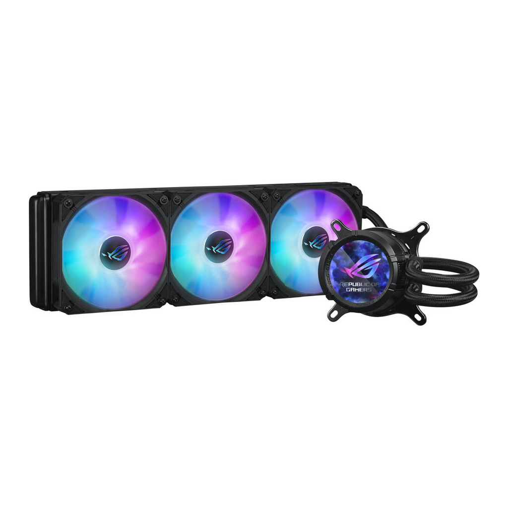 [90RC00W1-M0UAY0] Asus Rog Strix LC III 360 ARGB LCD Gen2 360MM CPU Liquid Cooler - Black