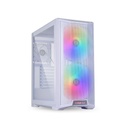 LIAN LI Lancool III RGB ATX Mid Tower Tempered Glass Side & Front Panel Aluminium Case with 4 ARGB Fans - Black