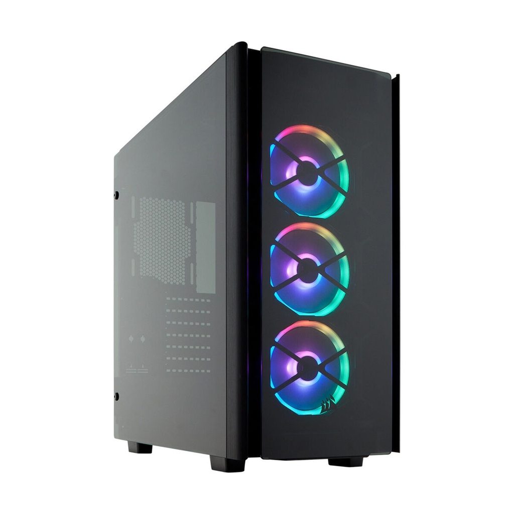 [CC-9011139-WW] Corsair Obsidian Series 500D RGB SE Mid Tower Case Premium Tempered Glass and Aluminum LL120 Fans -Black