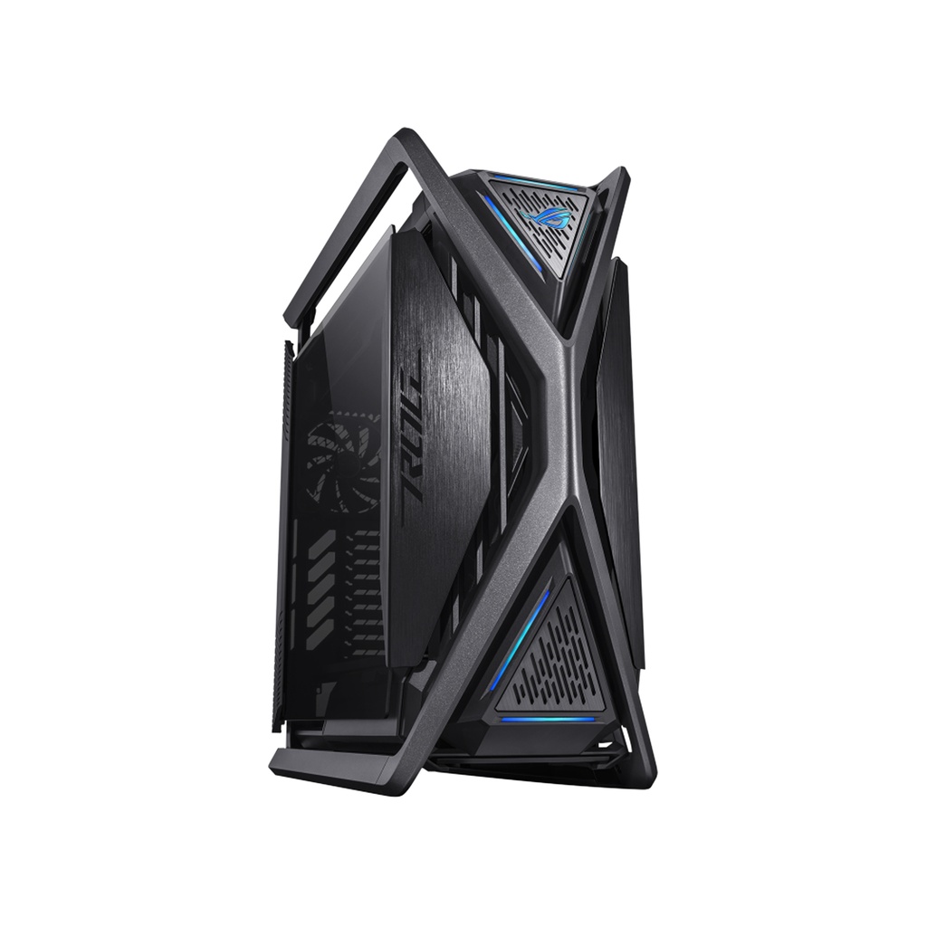 [90DC00F0-B39000] Asus Hyperion GR701 Full Tower E-ATX Gaming Case, 2-Sides Tempered Glass, 420mm dual radiator support, 4x 140mm Fans Pre-installed, Metal GPU holder, ARGB fan hub, 60W fast charging