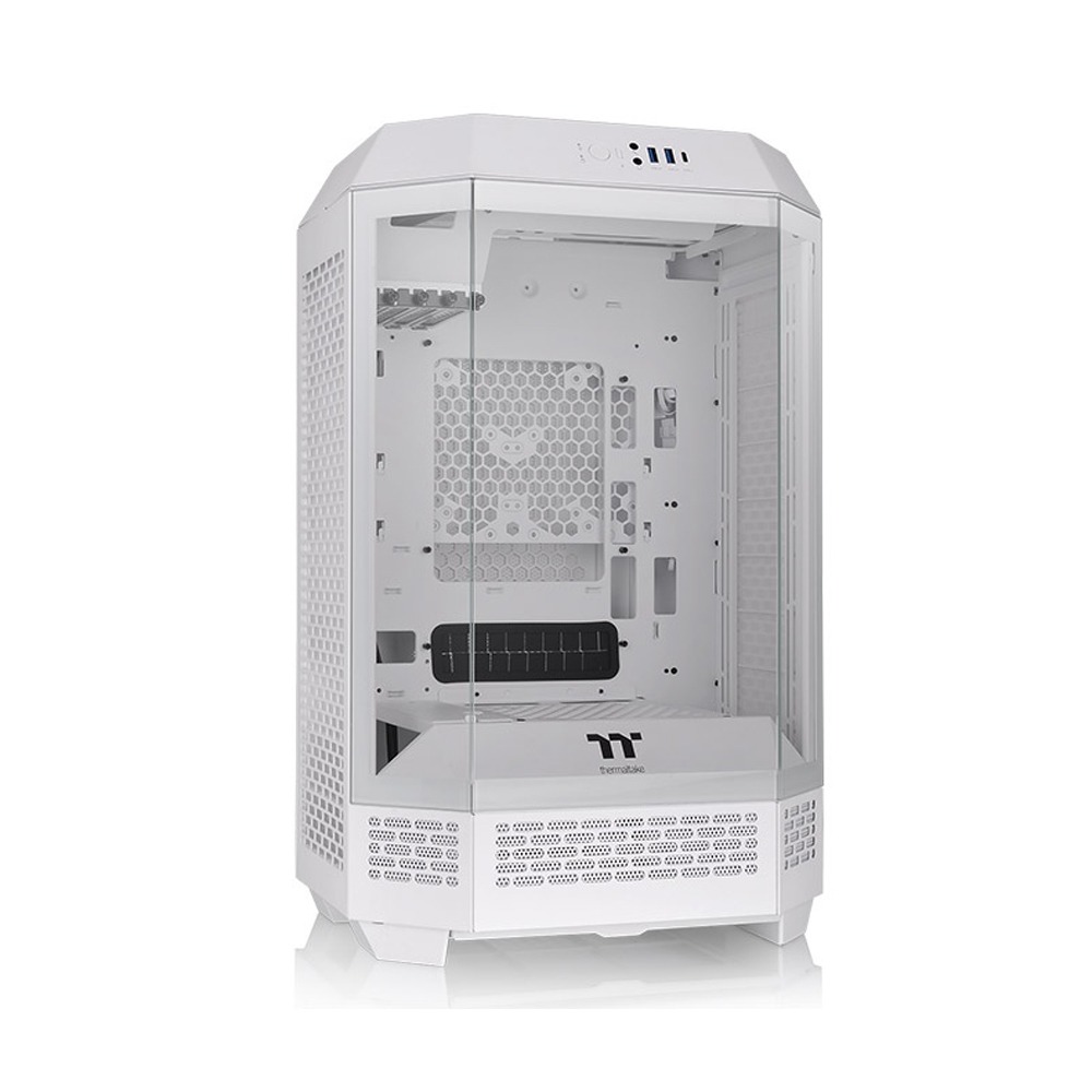 [CA-1Y4-00S6WN-00] Thermaltake The Tower 300 Micro Tower tempered glass panels on the front and two perforated panels on each side With 2 Fan - White