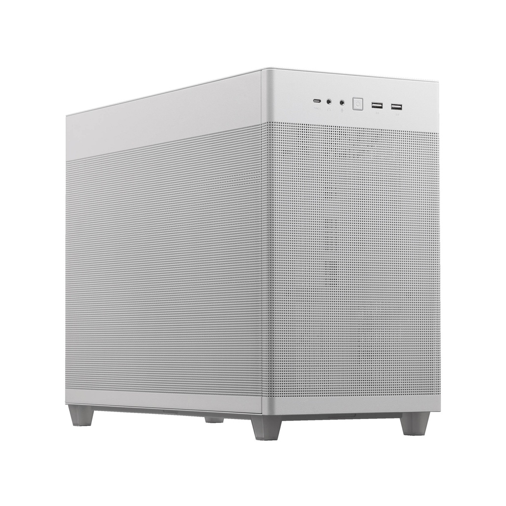 [90DC00G3-B39000] Asus Prime AP201 Micro ATX 33L Tool-Free Side Panels Case - White